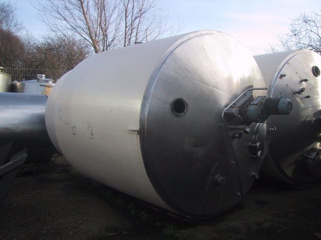 double walled stainless steel tank — Stork — 12000 L