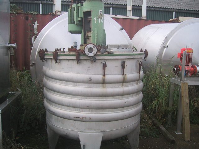 Fritz Pitton reactor vessel — reactor vessel — 1500 L